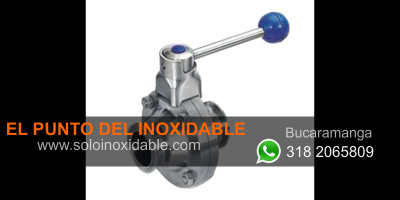 imagen de valvulas sanitarias de acero inoxidable Arauca