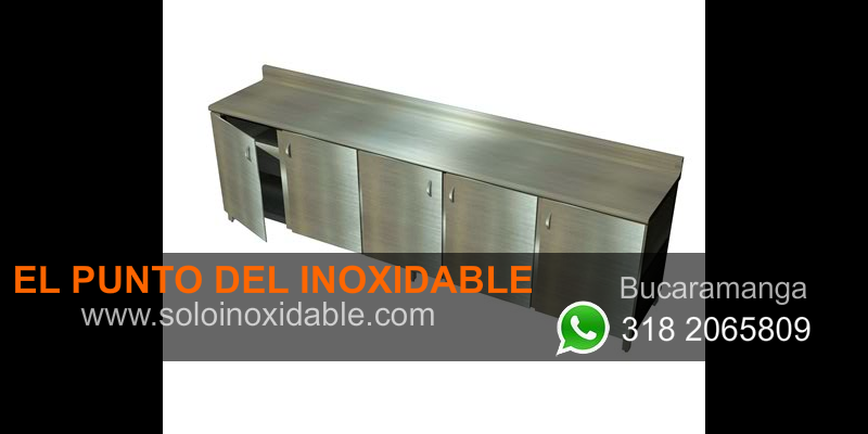 imagen de mesa de acero inoxidable tipo gabinete Arauca