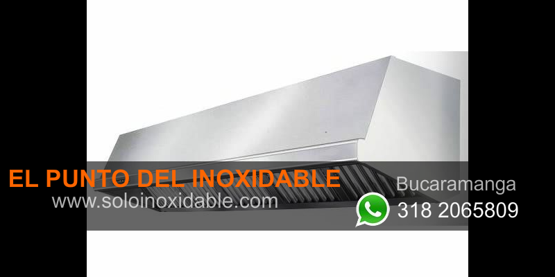 imagen de campana extractora en acero inoxidable Arauca