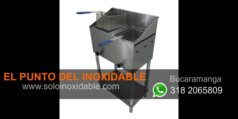 imagen de freidoras en acero inoxidable Arauca