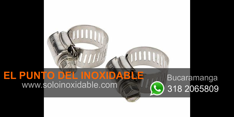 imagen de abrazaderas de acero inoxidable bogota