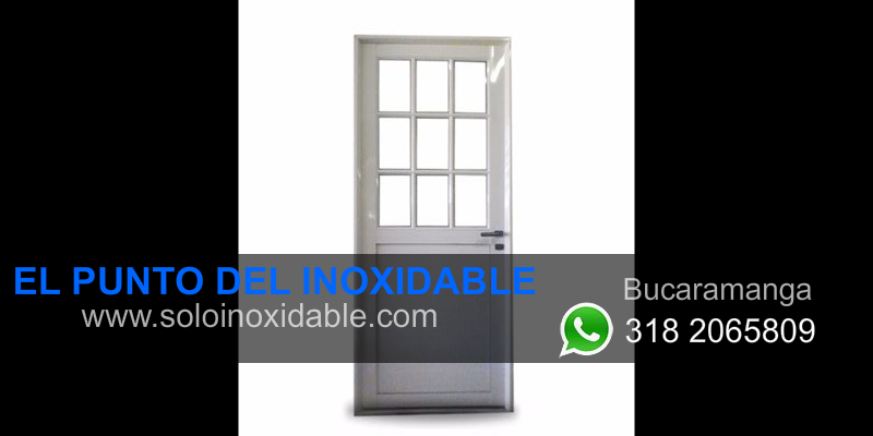 imagen de puertas de aluminio bogota