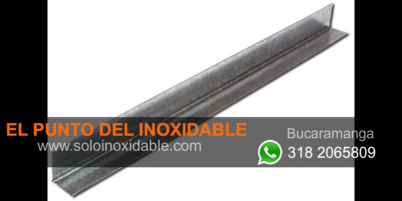 imagen de angulo de acero inoxidable bogota