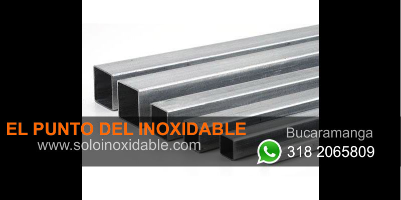 imagen de tubos cuadrados de acero inoxidable bogota