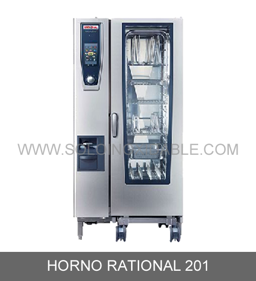 horno rational 201 de acero inoxidable