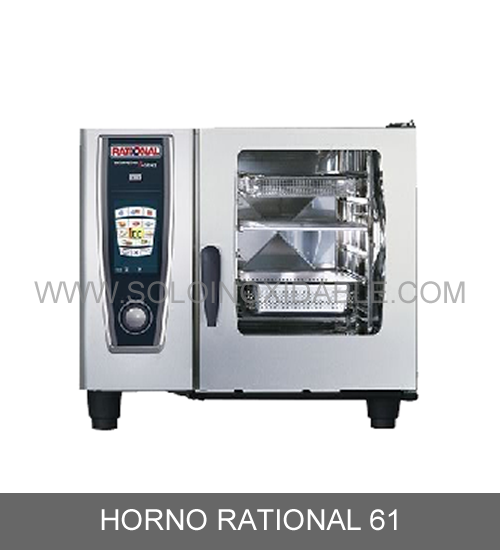 horno rational 61 de acero inoxidable