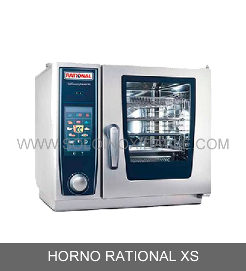 horno rational xs de acero inoxidable