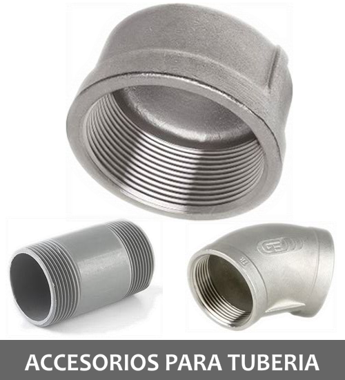 accesorios de acero inoxidable para tuberia