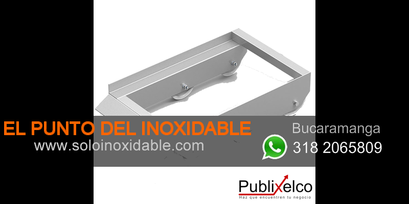 base para canastillas en acero inoxidable bucaramanga