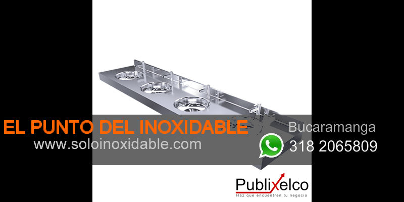 imagen de bebedero de acero inoxidable