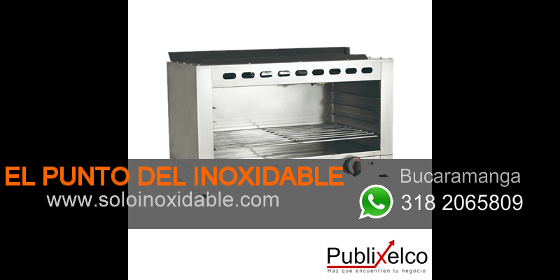 imagen horno gratinador de acero inoxidable