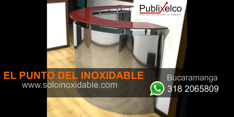 imagen de muebles en acero inoxidable