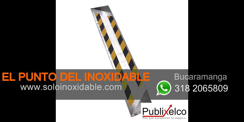 imagen rampa de seguridad de acero inoxidable